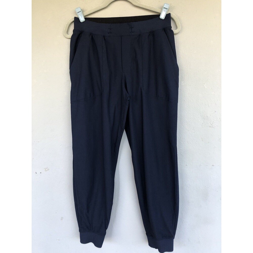 Lululemon ABC Jogger Pants Mens Small Blue Warpstreme Drop Athletic Gym Commuter
